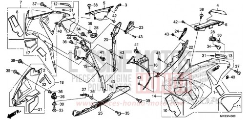 MITTLERER WINDLAUF CBR1000SF de 2015